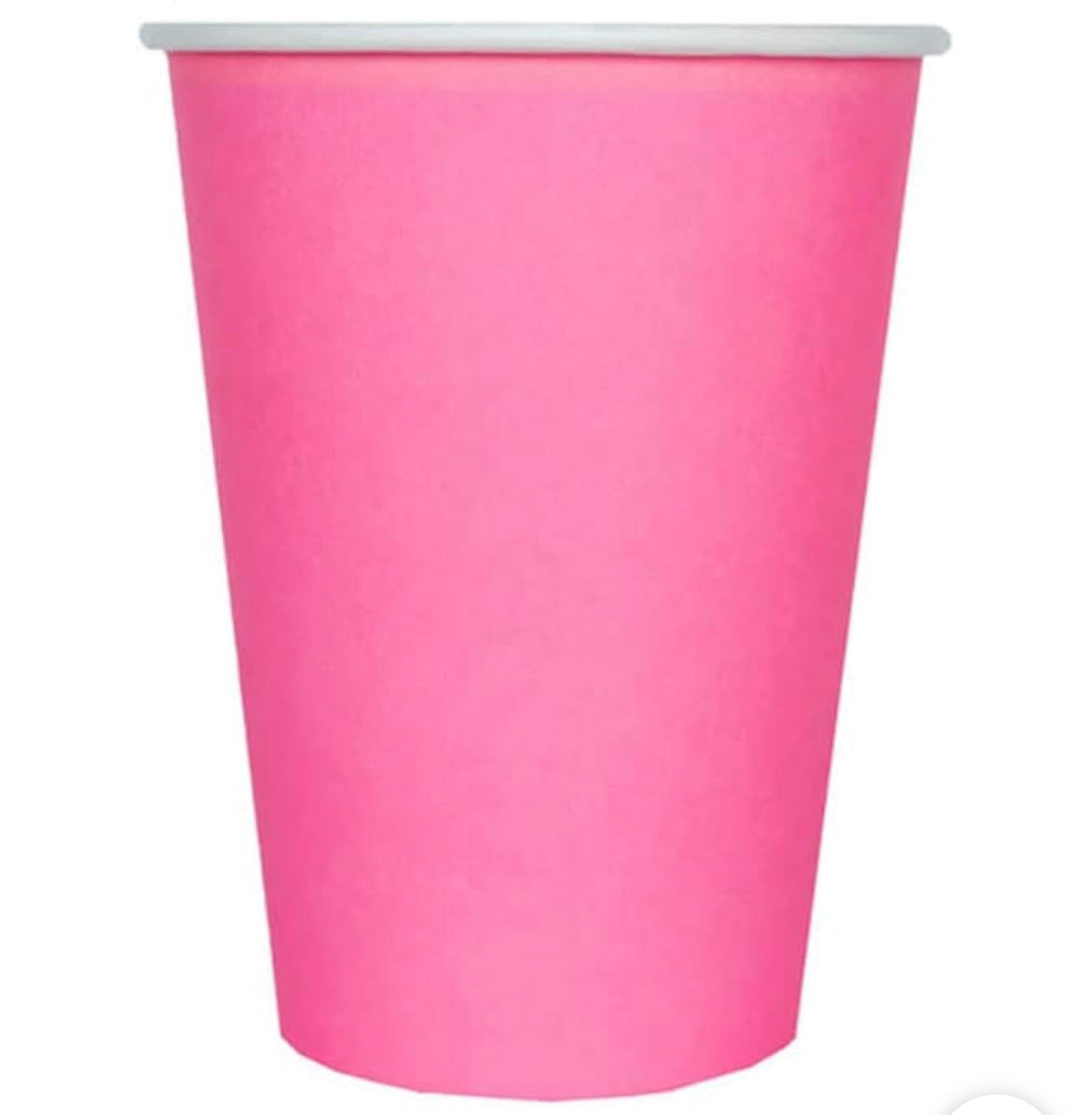 Pink Paper Cups, Shade “Flamingo” 8 ct. 12 oz.