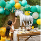 Safari Zebra Mylar Balloon