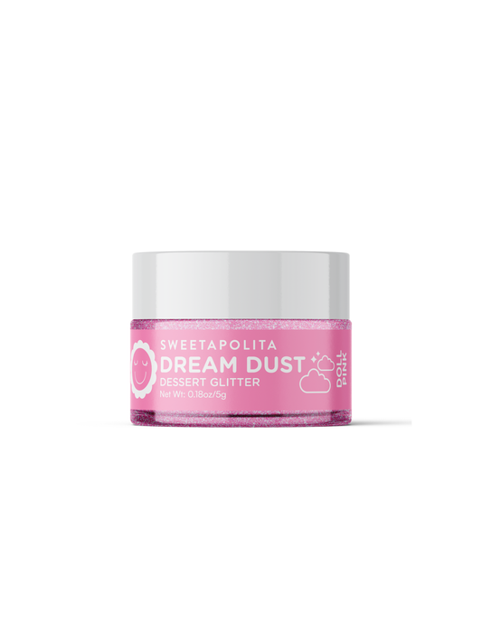 DOLL PINK | Edible Dessert + Drink Glitter 5g jar