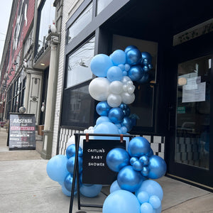 Sign + Balloons