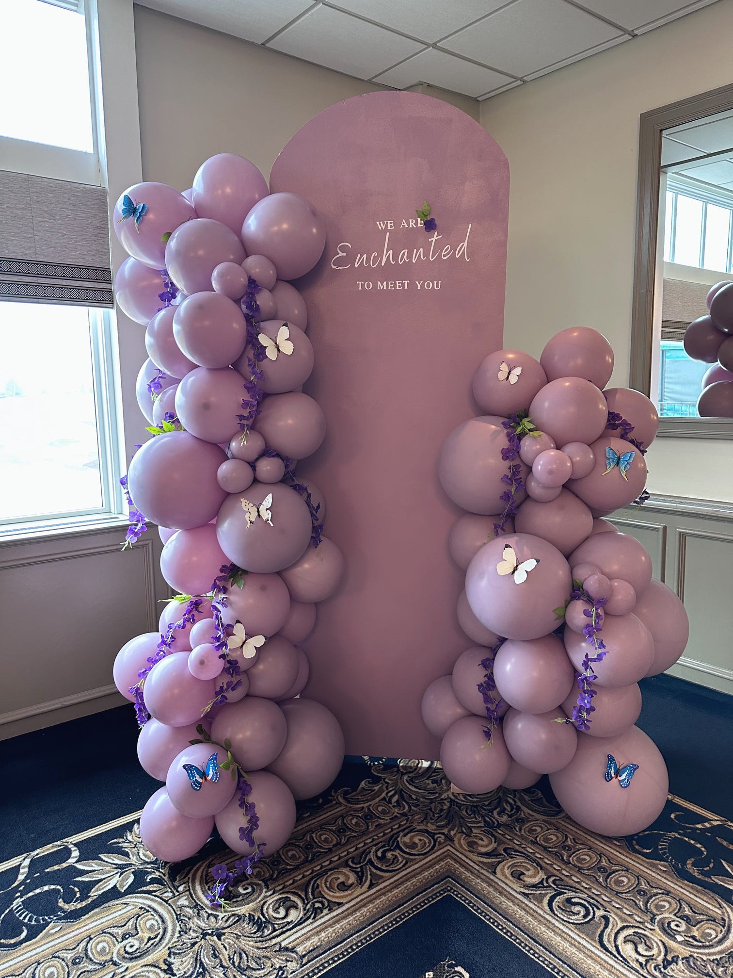 Arch Backdrop + Balloons