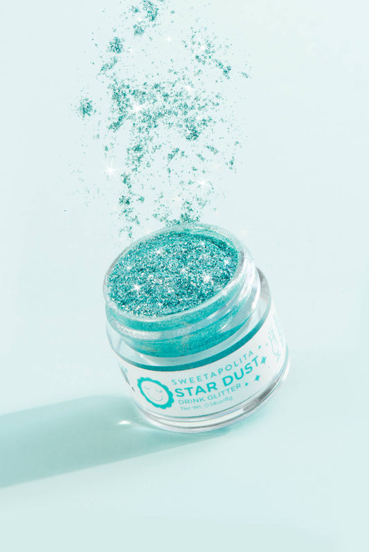 SEASIDE TEAL | Star Dust Edible Drink Glitter 4g jar