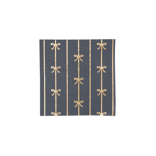 MIDNIGHT BLUE SIGNATURE BOW SMALL NAPKINS