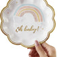 Boho Rainbow Baby 7 in. Premium Paper Plates (Set of 16)