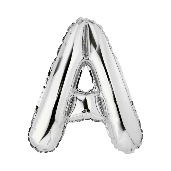 Silver Mylar Letters