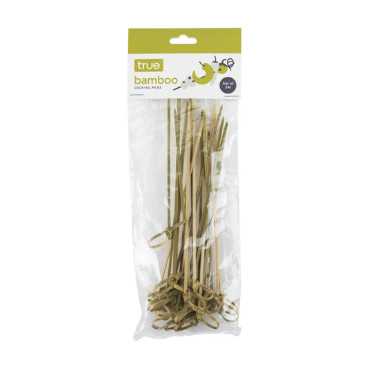 Party Disposable Knotted Bamboo Appetizer Picks - Asst Sizes