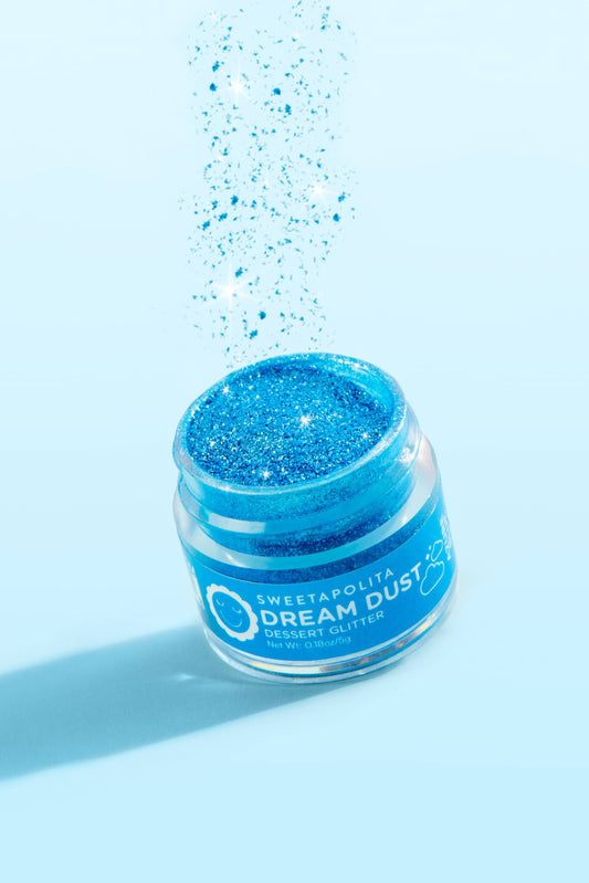 AZURE BLUE | Edible Dessert + Drink Glitter 5g Jar