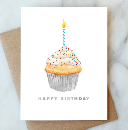 Cupcake Birthday Card