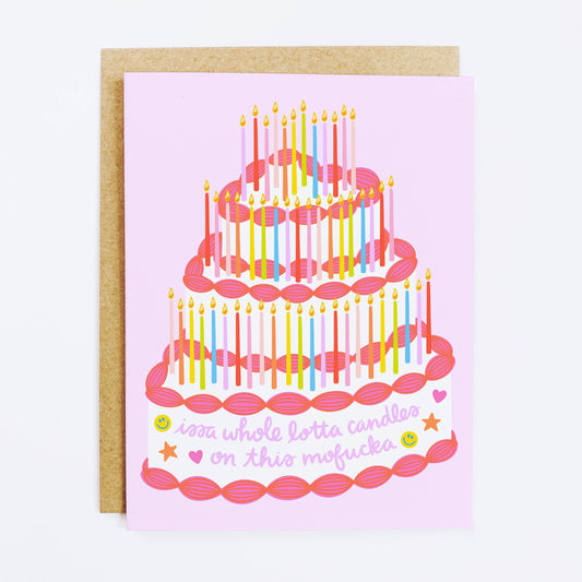 Whole Lotta Candles Birthday Card