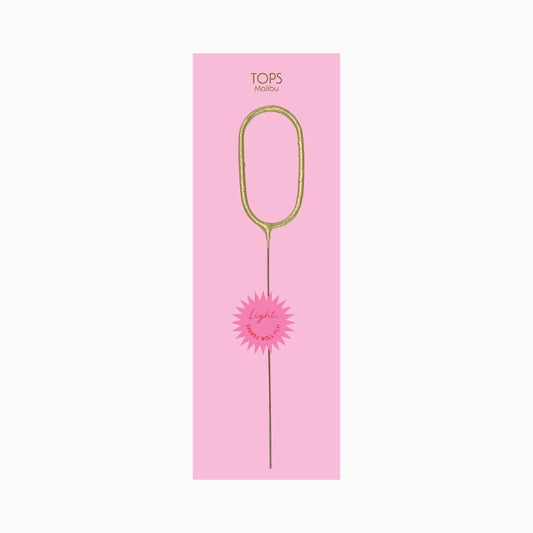Mini Gold Number Sparkler Wand