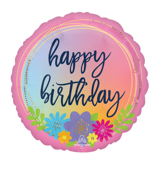 Standard Happy Birthday Bouquet Balloon
