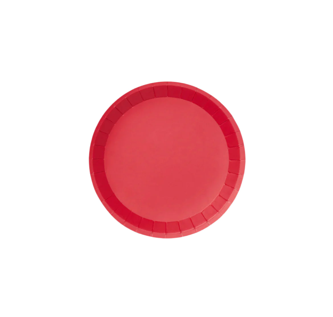 Red Small Paper Party Plates 9 in.