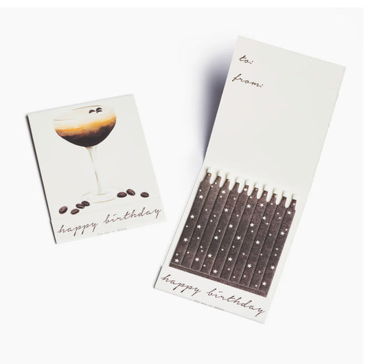 Espresso Martini Birthday Match Card®