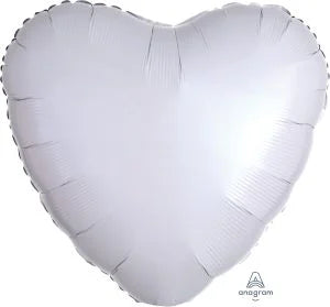 White Heart Balloon