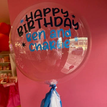 Personalized Clear Jumbo Balloon