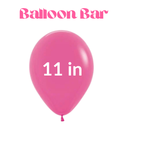 Single 11" Latex Balloon - No Helium