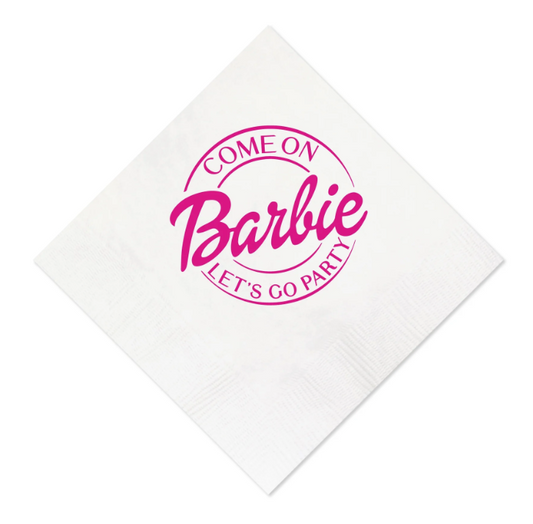 Come on Barbie Let's Go Party Napkins