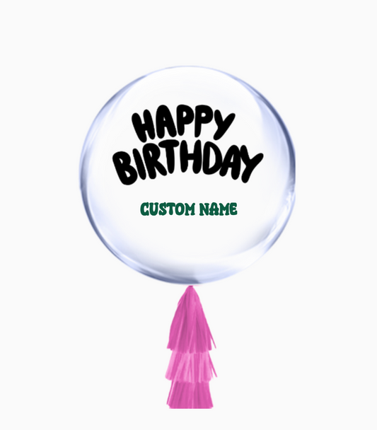 Clear Jumbo Helium Balloon