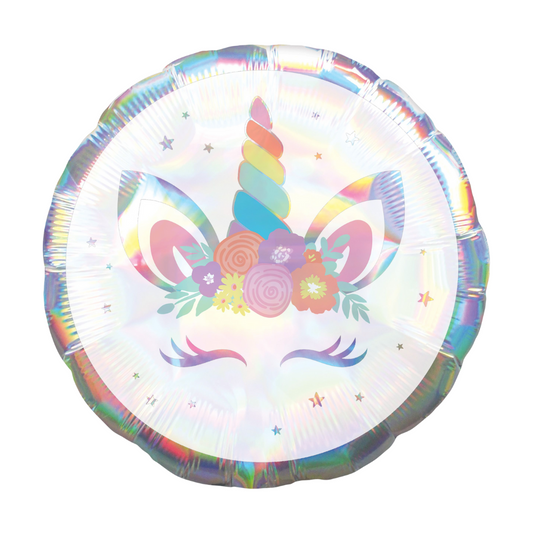 Unicorn Party Iridescent Balloon