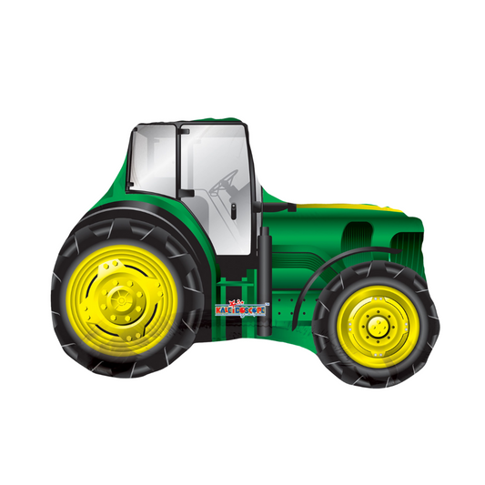 Green Tractor Balloon