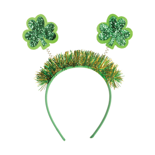 Shamrock Tinsel Headband Bopper