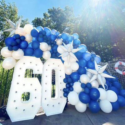 Balloon Installation: Adult Birthday