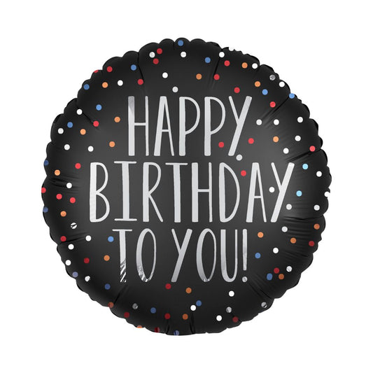 Happy Birthday To You Dots Balloon
