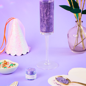 PRETTY PURPLE | Star Dust Edible Drink Glitter 4g jar