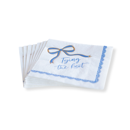 TYING THE KNOT COCKTAIL NAPKINS