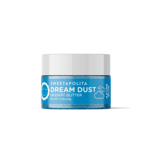 AZURE BLUE | Edible Dessert + Drink Glitter 5g Jar