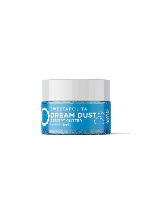 AZURE BLUE | Edible Dessert + Drink Glitter 5g Jar