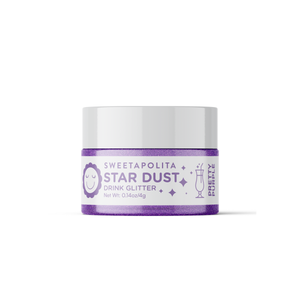 PRETTY PURPLE | Star Dust Edible Drink Glitter 4g jar