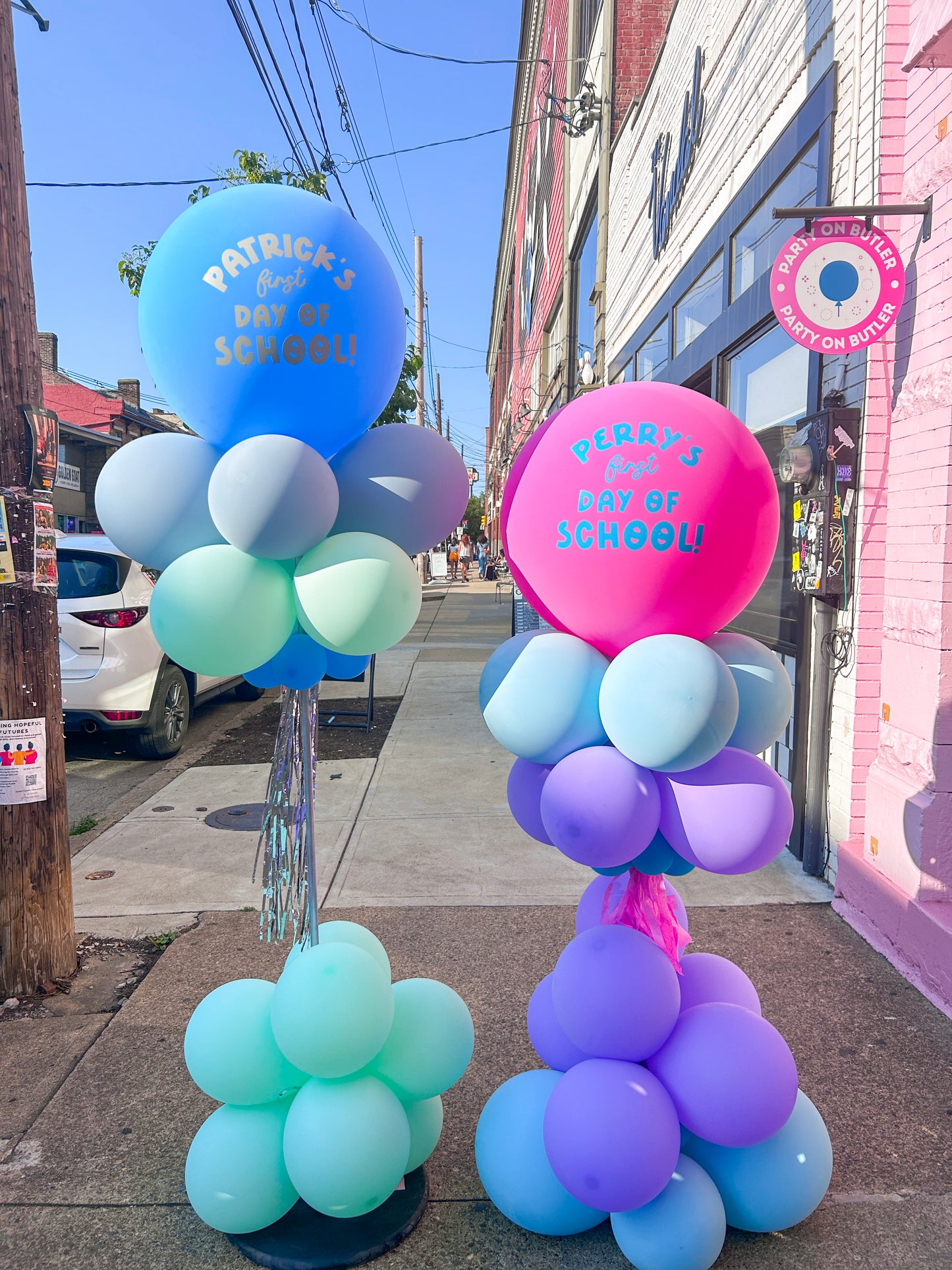 Mini Back to School Balloon Towers