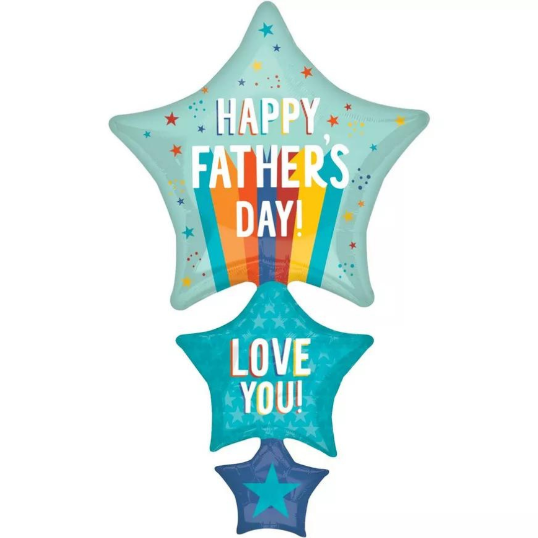 42" Star Cluster Father's Day Balloon