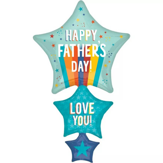 42" Star Cluster Father's Day Balloon