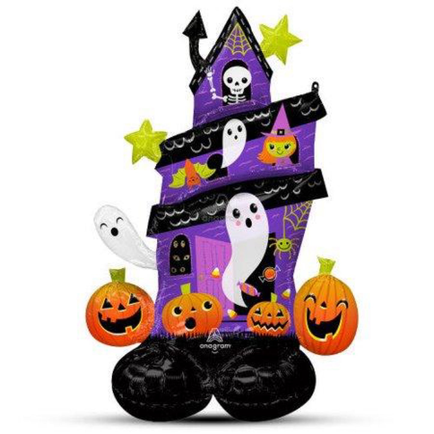 50” Halloween Haunted House Foil Mylar Balloon