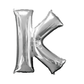 Helium Filled Silver Mylar Letter