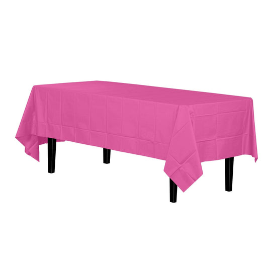 Plastic Tablecloth - Pink | 54x108In.