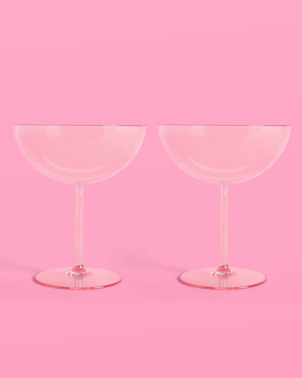 Cute Coupe Set - 4 plastic glasses