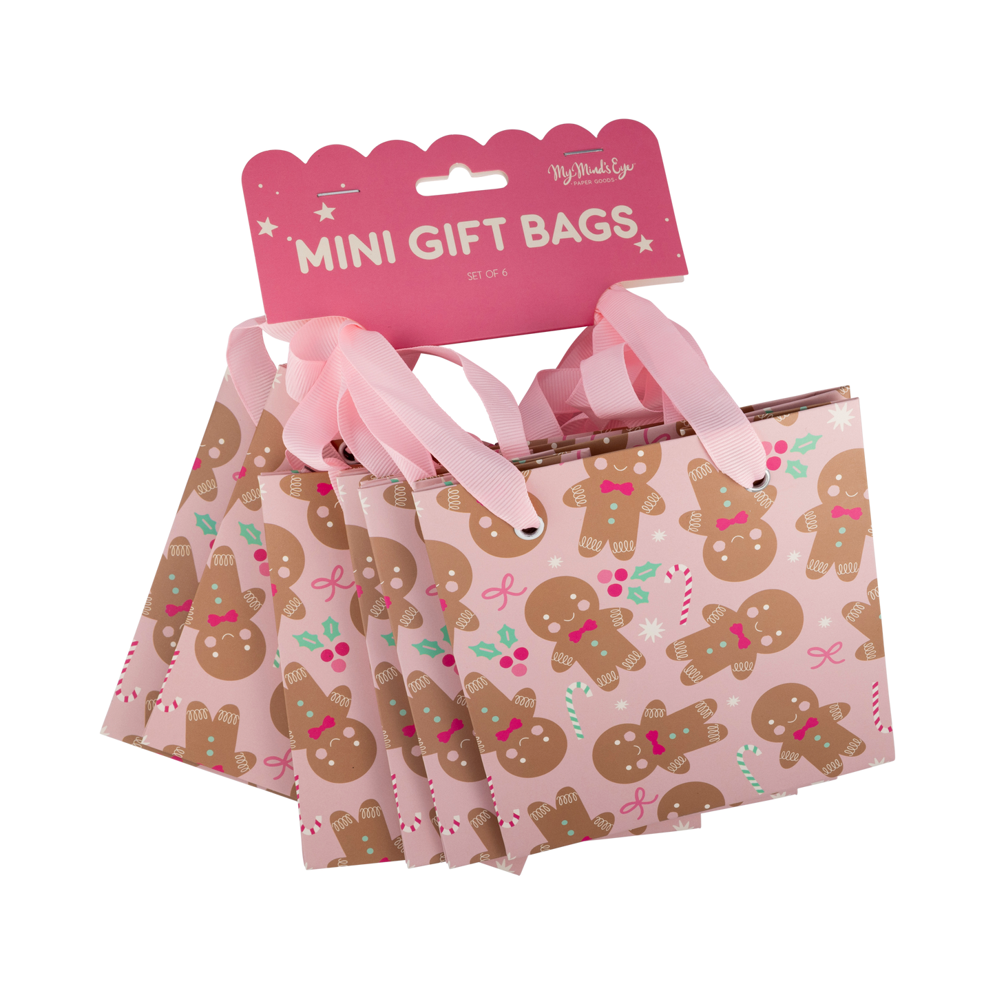 Mini Gingerbread Gift Bag Set