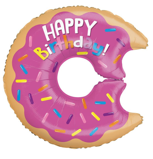 Donut birthday balloon