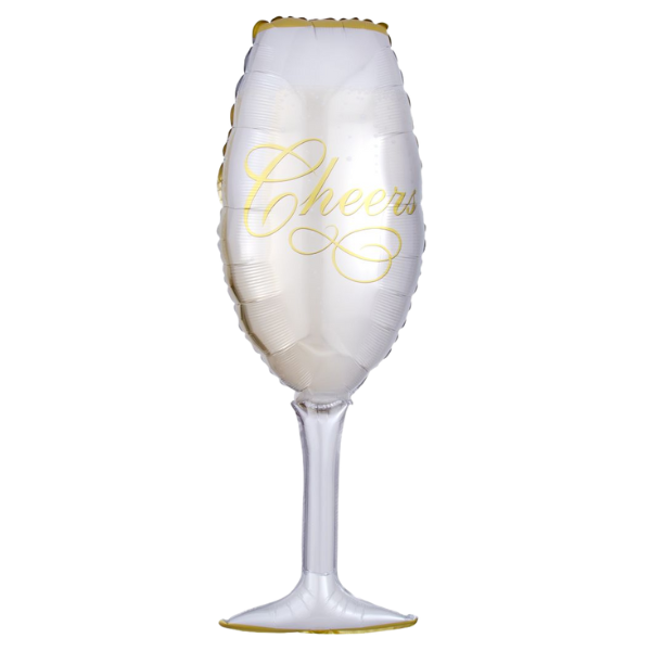 Champagne flute balloon