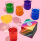 Rainbow Cotton Candy Glitter Bombs for Drinks