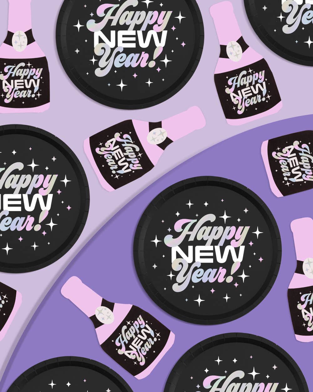 NYE Party Plates – Disco Holiday Supplies