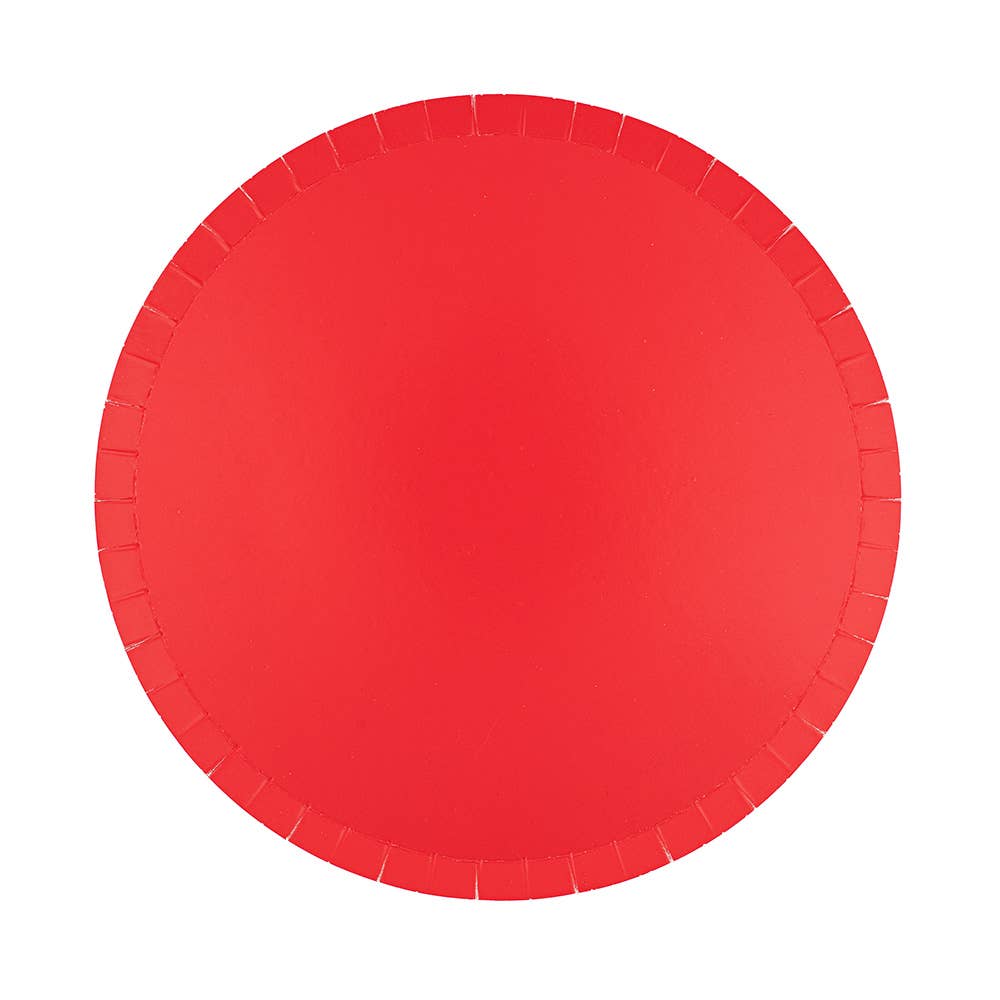 Shades Dinner Plates - 8 Pk. - 23 Color Options: Poppy