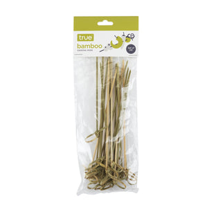 Party Disposable Knotted Bamboo Appetizer Picks - Asst Sizes: 7