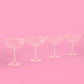 Cute Coupe Set - 4 plastic glasses