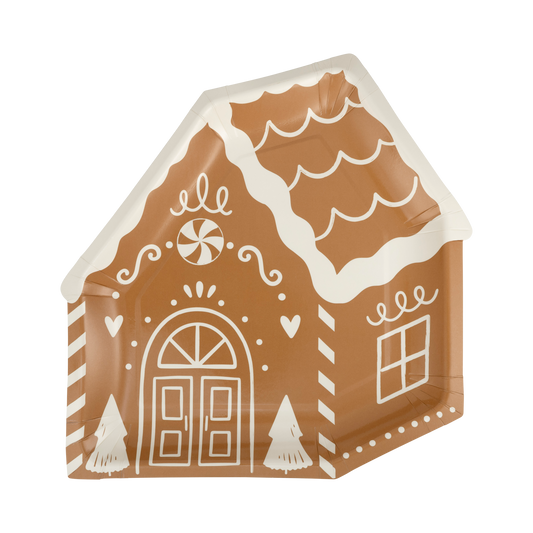 Gingerbread House 9" Plate