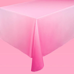 Pink Gradient Tablecloth, Birthday Party, Bachelorette, Baby