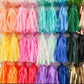 Tissue Paper Tassel: Caribbean blue